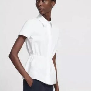 Theory Womens White Blouse. Size M. Excellent condition